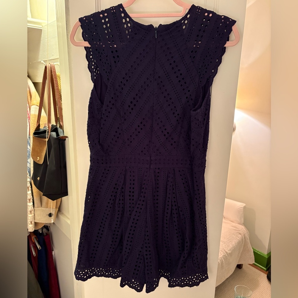 Adelyn Rae Midnight Eyelet Jumpsuit - Picture 4 of 4